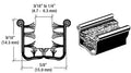 Stainless Steel Beaded Run Channel