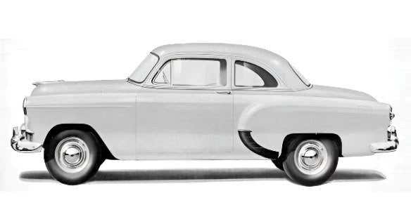 1953-1954 Chevy 2-Door Window Channel Kit